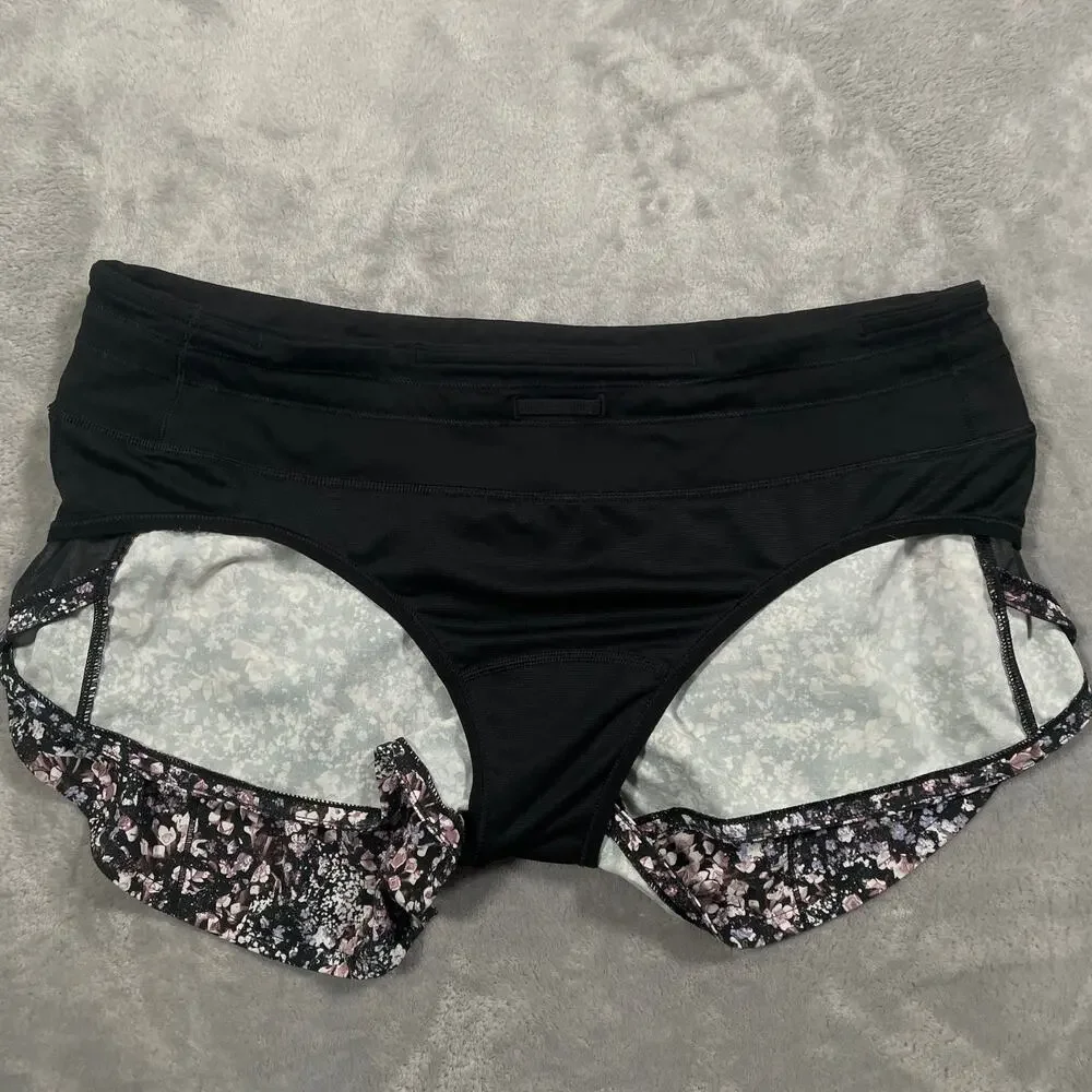 Lululemon Speed Up Shorts 8 Floral Spritz Running Lined Outdoor Performance